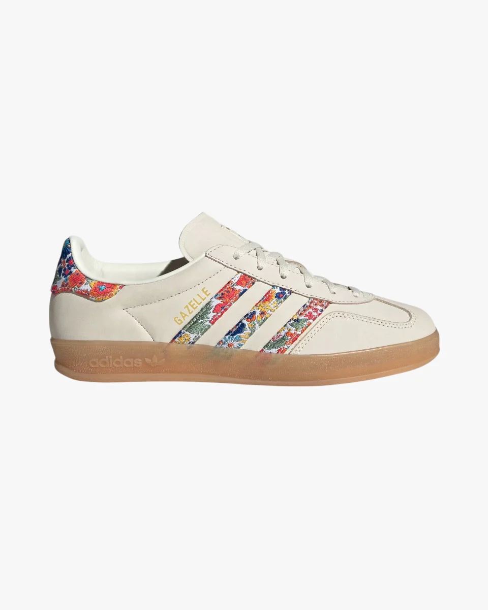 Adidas Gazelle Indoor Liberty London Floral Embroidery Stripes
