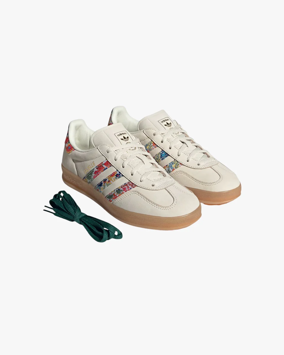 Adidas Gazelle Indoor Liberty London Floral Embroidery Stripes - Image 2