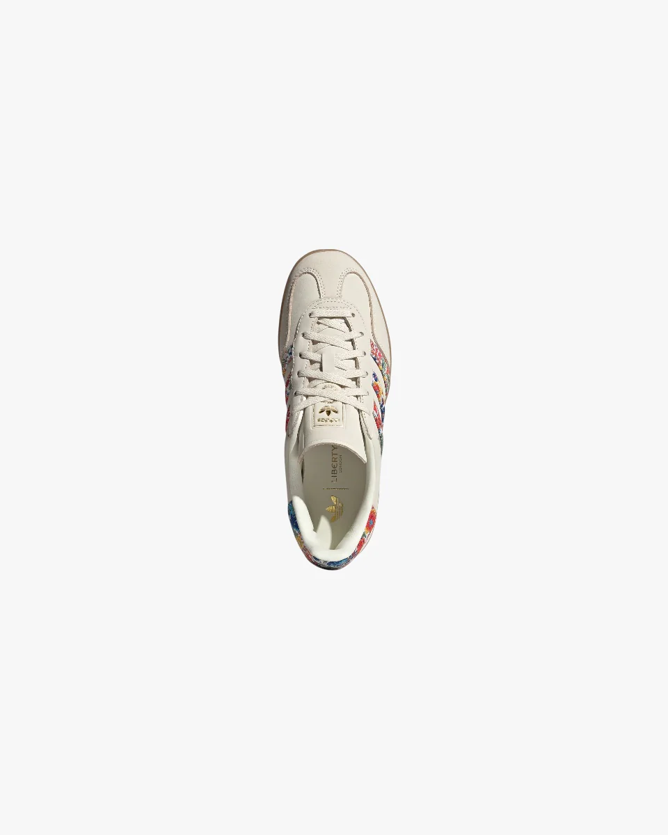 Adidas Gazelle Indoor Liberty London Floral Embroidery Stripes - Image 3