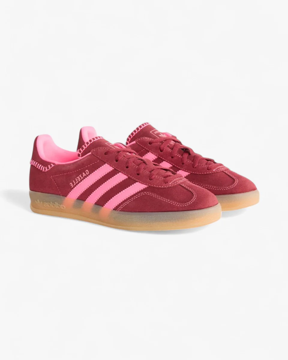 Adidas Gazelle Indoor Lucid Pink Noble Maroon - Image 2