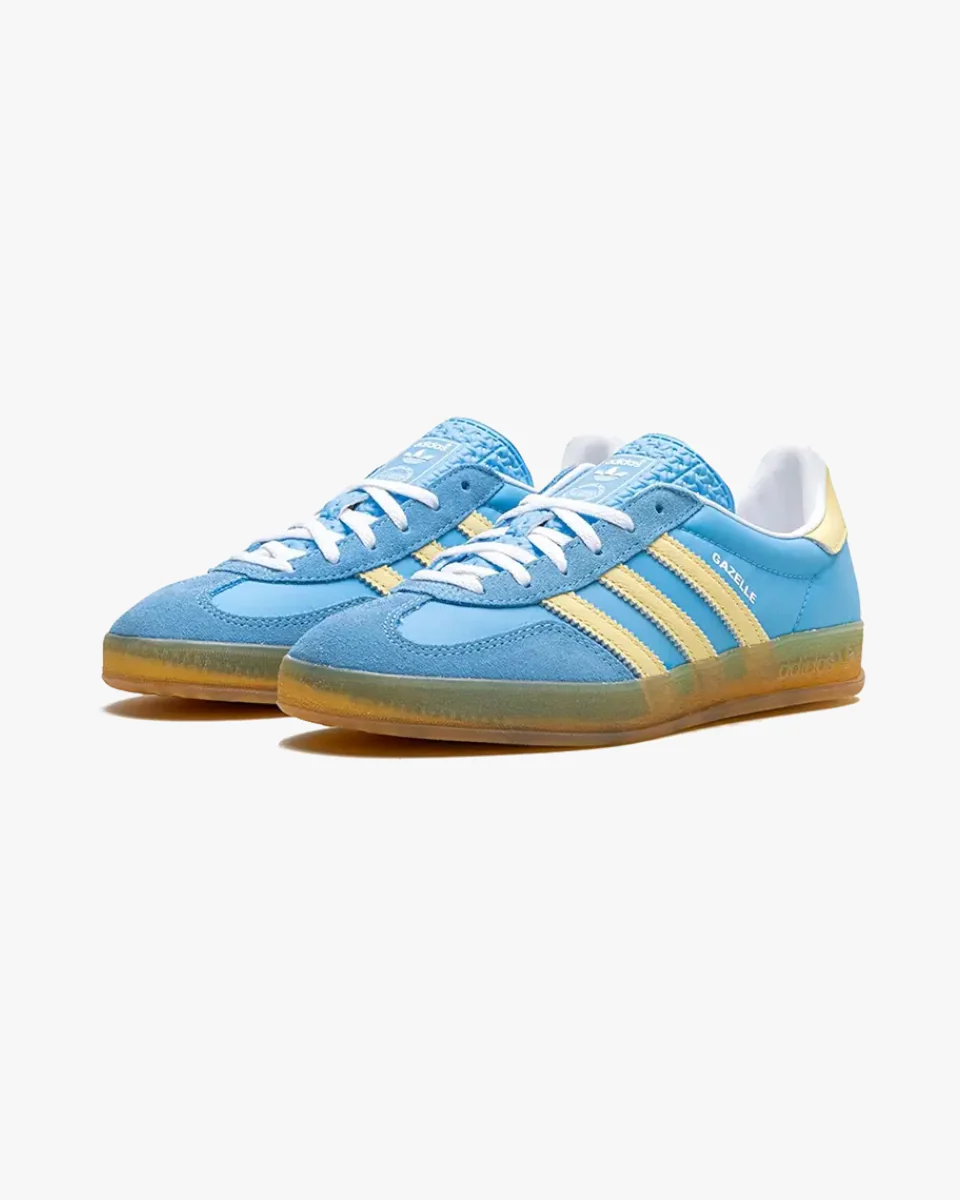 Adidas Gazelle Indoor Semi Blue Burst Almost Yellow - Image 2