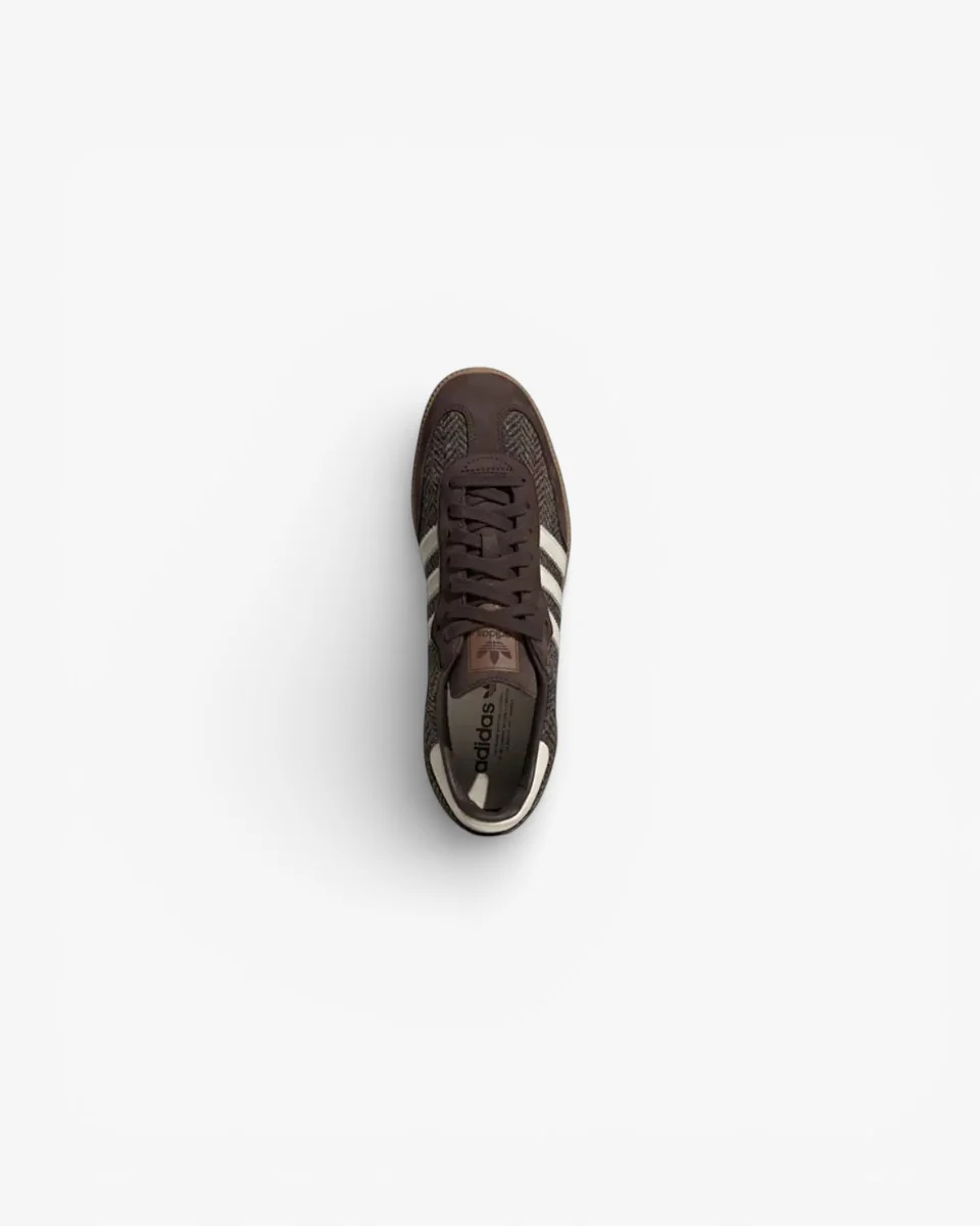 adidas Samba OG Dark Brown Tweed - Image 4