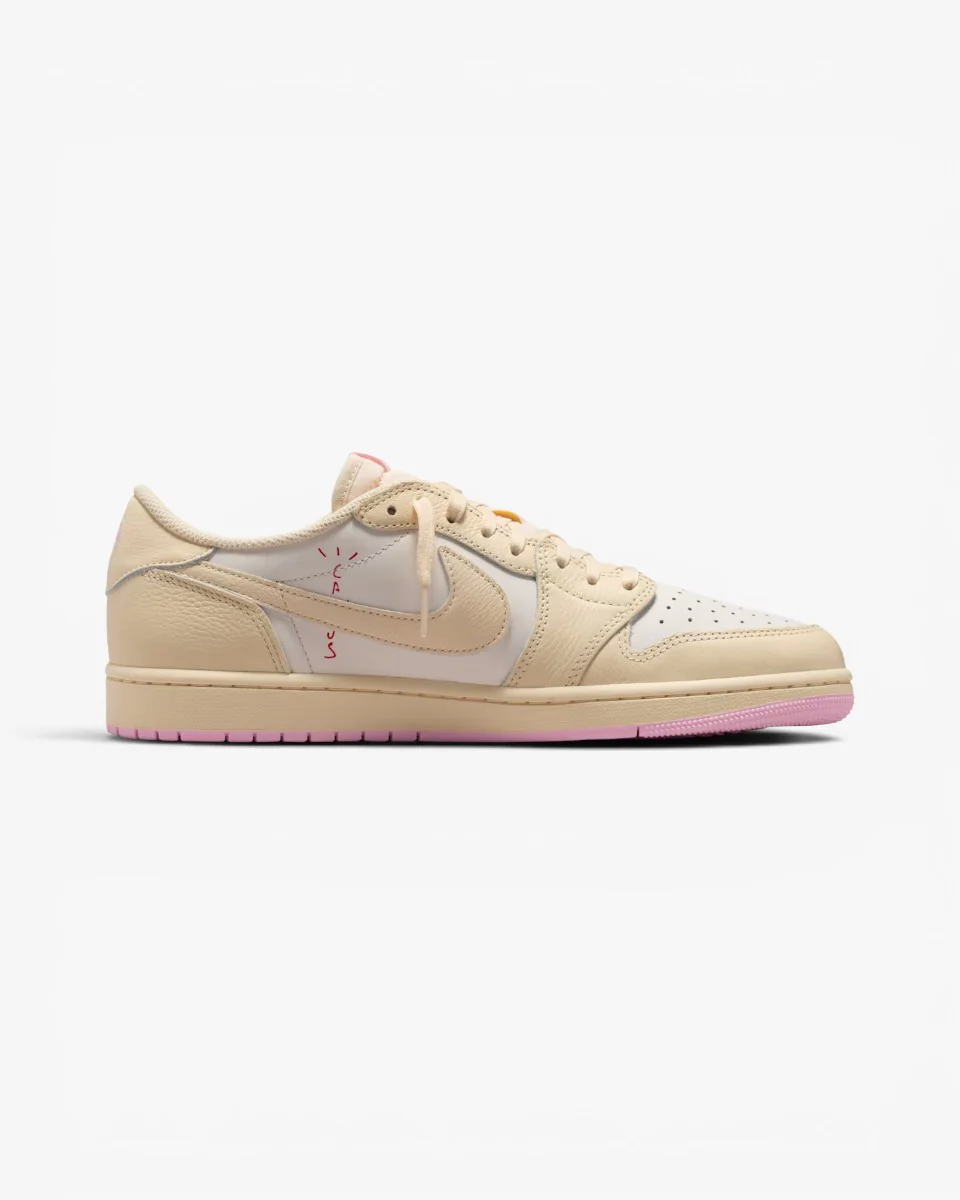 Air Jordan 1 Retro Low OG SP Travis Scott Shy Pink - Image 3