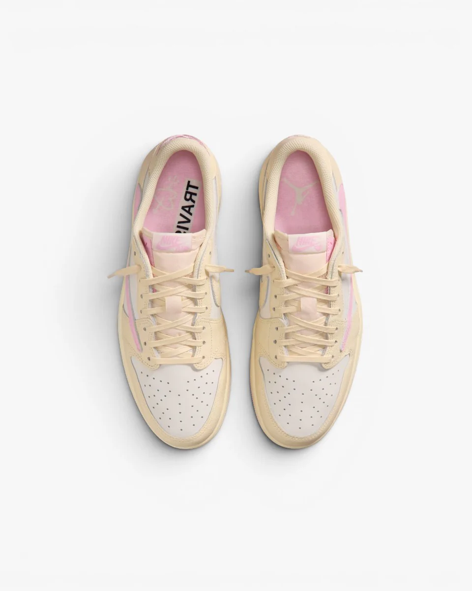 Air Jordan 1 Retro Low OG SP Travis Scott Shy Pink - Image 4