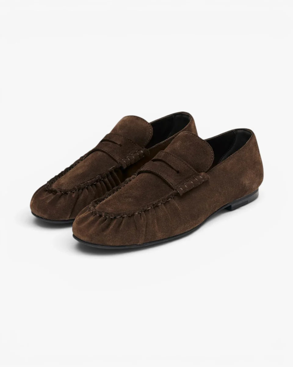 Alohas Loafersy Aven Suede Brown Leather - Image 3