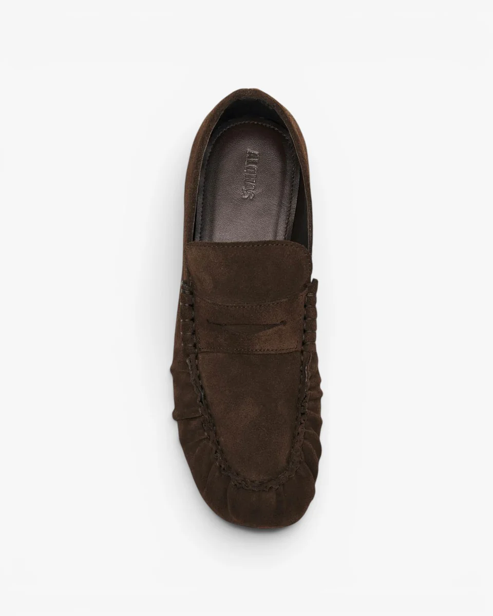 Alohas Loafersy Aven Suede Brown Leather - Image 4