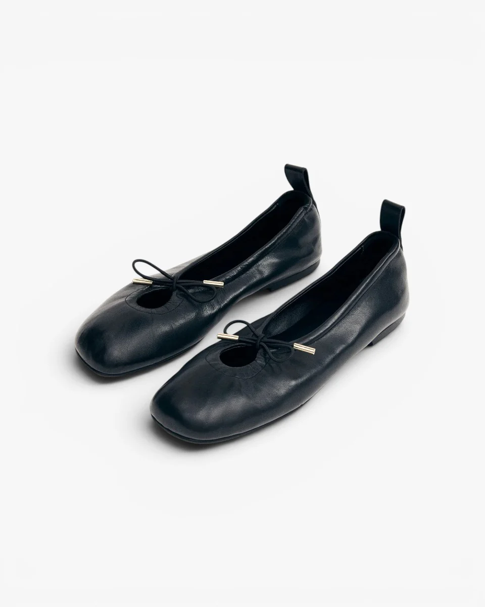 Alohas Baletki Rosalind Black Leather - Image 3