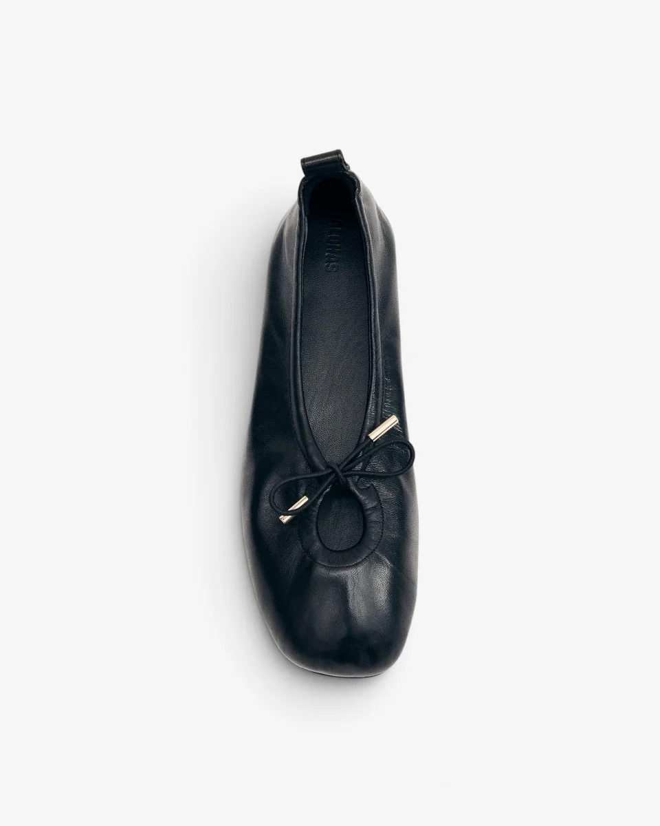 Alohas Baletki Rosalind Black Leather - Image 4