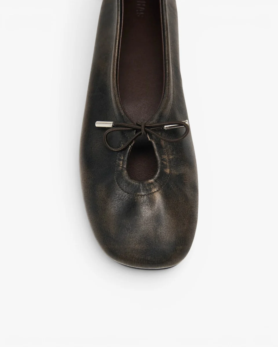 Alohas Baletki Rosalind Brushed Brown Leather - Image 5