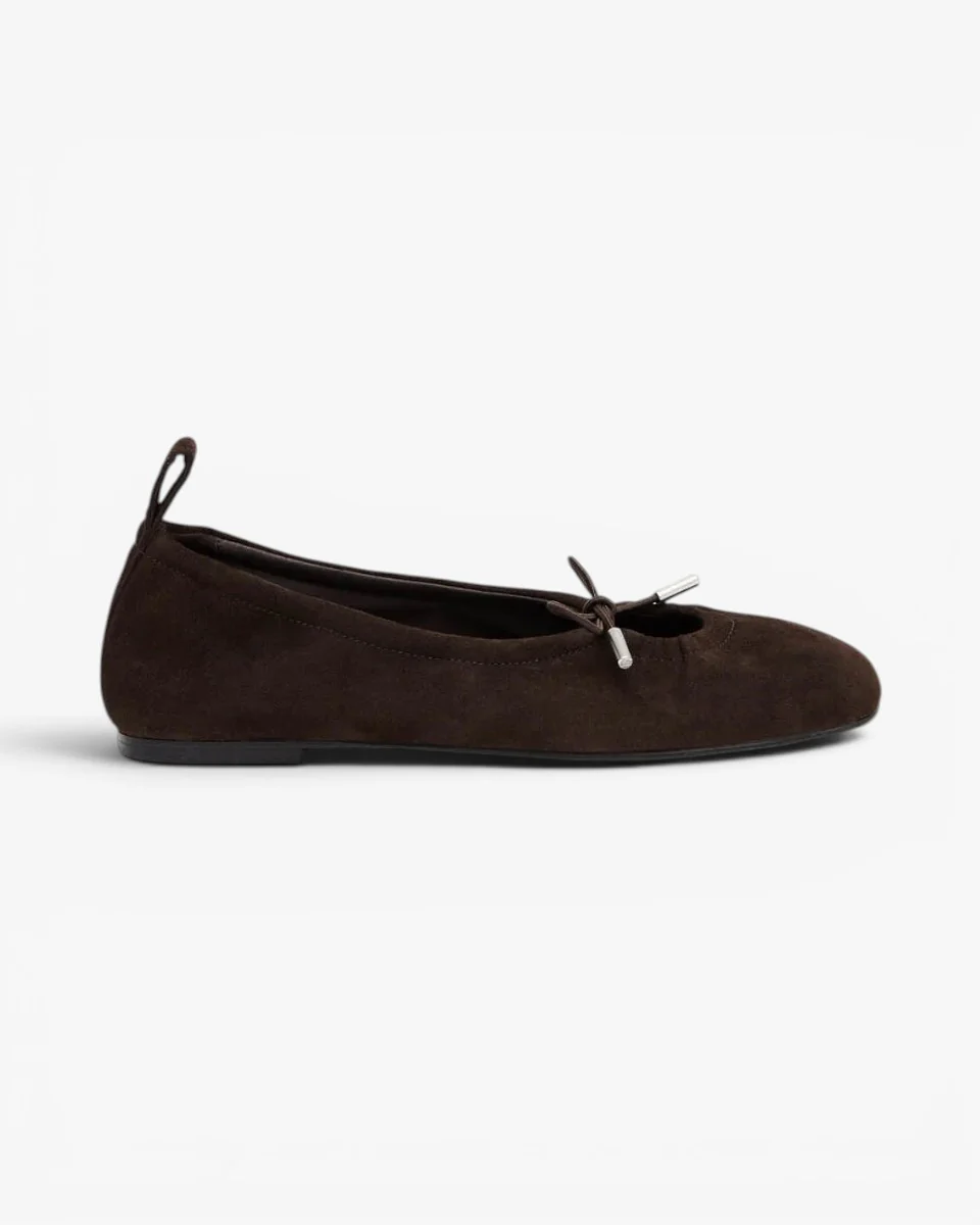 Alohas Baletki Rosalind Recycled Brown Leather