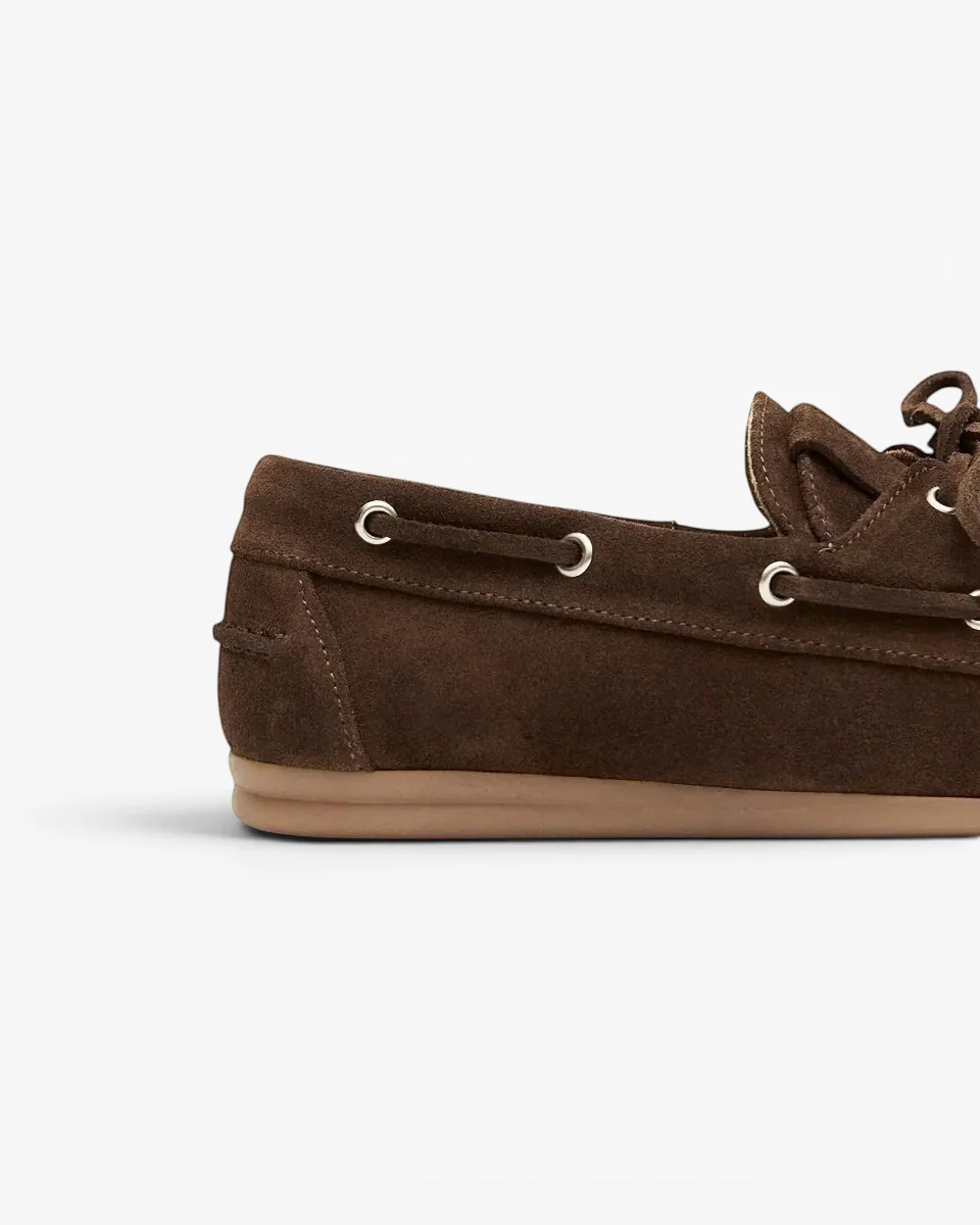 Alohas Loafersy Rowan Suede Brown Leather - Image 5