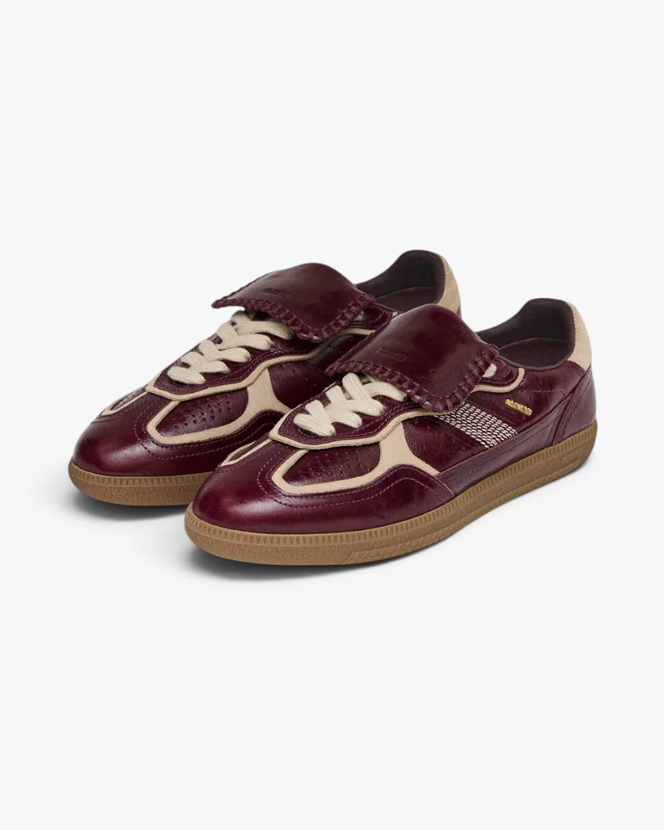 Alohas Sneakersy Tb.490 Club Patent Deep Burgundy Leather - Image 3