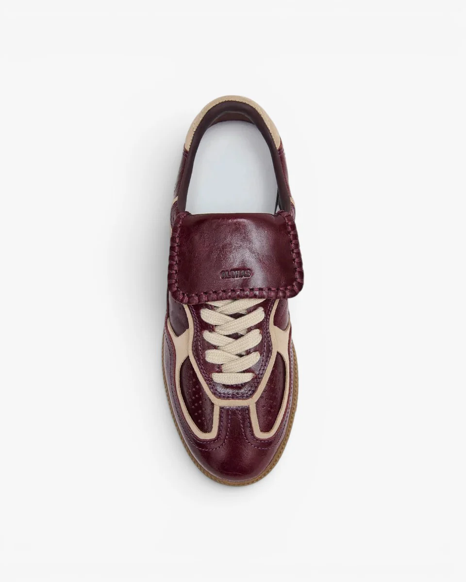 Alohas Sneakersy Tb.490 Club Patent Deep Burgundy Leather - Image 4