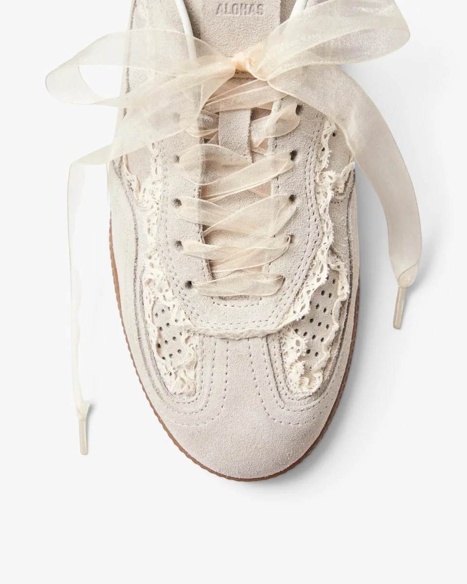 Alohas Sneakersy Tb.490 Crochet Cream Leather - Image 4