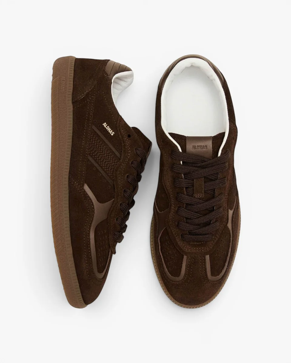 Alohas Sneakersy Tb.490 Rife Chocolate Brown Leather - Image 4