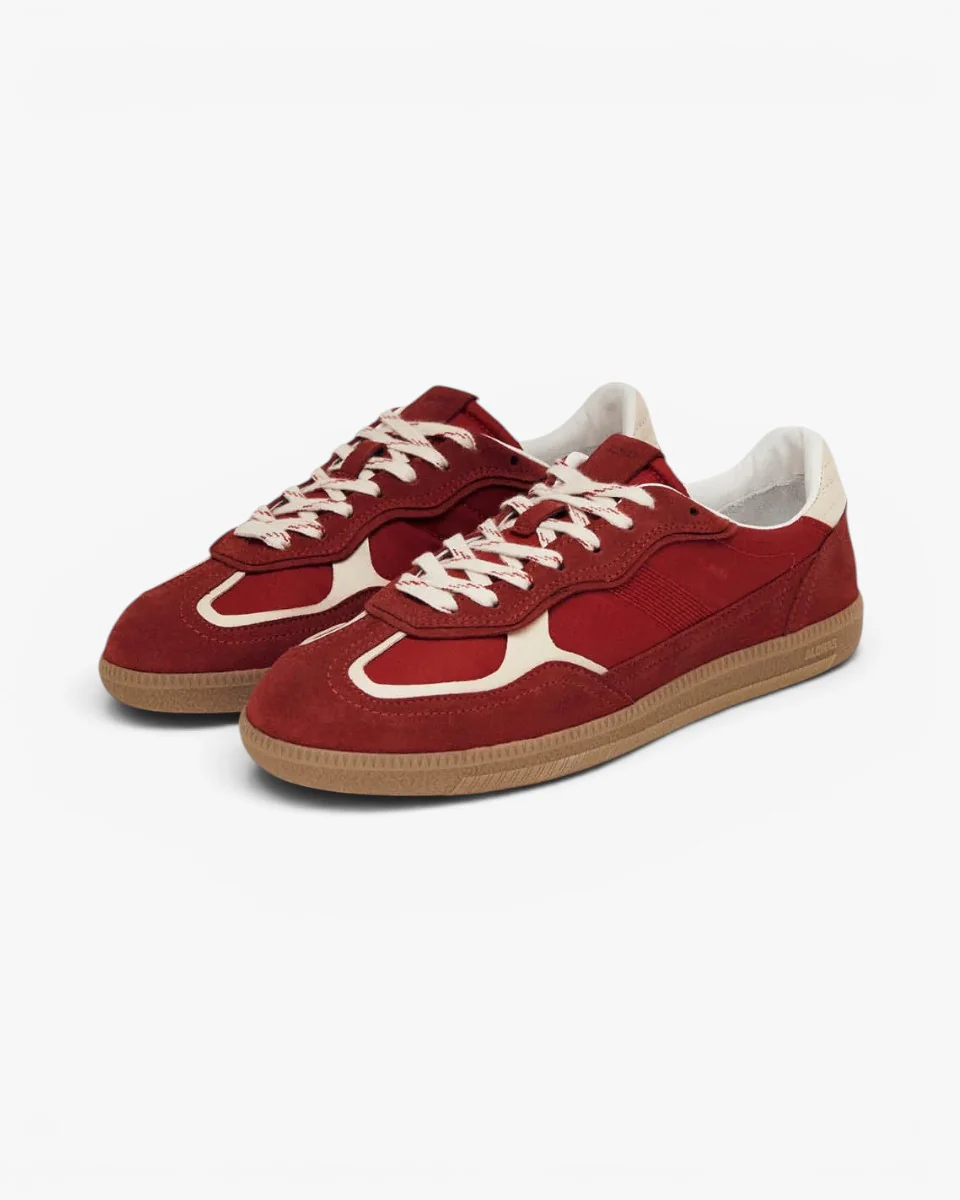 Alohas Sneakersy Tb.490 Rife Sheen Red Leather - Image 3