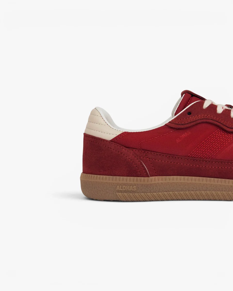 Alohas Sneakersy Tb.490 Rife Sheen Red Leather - Image 5