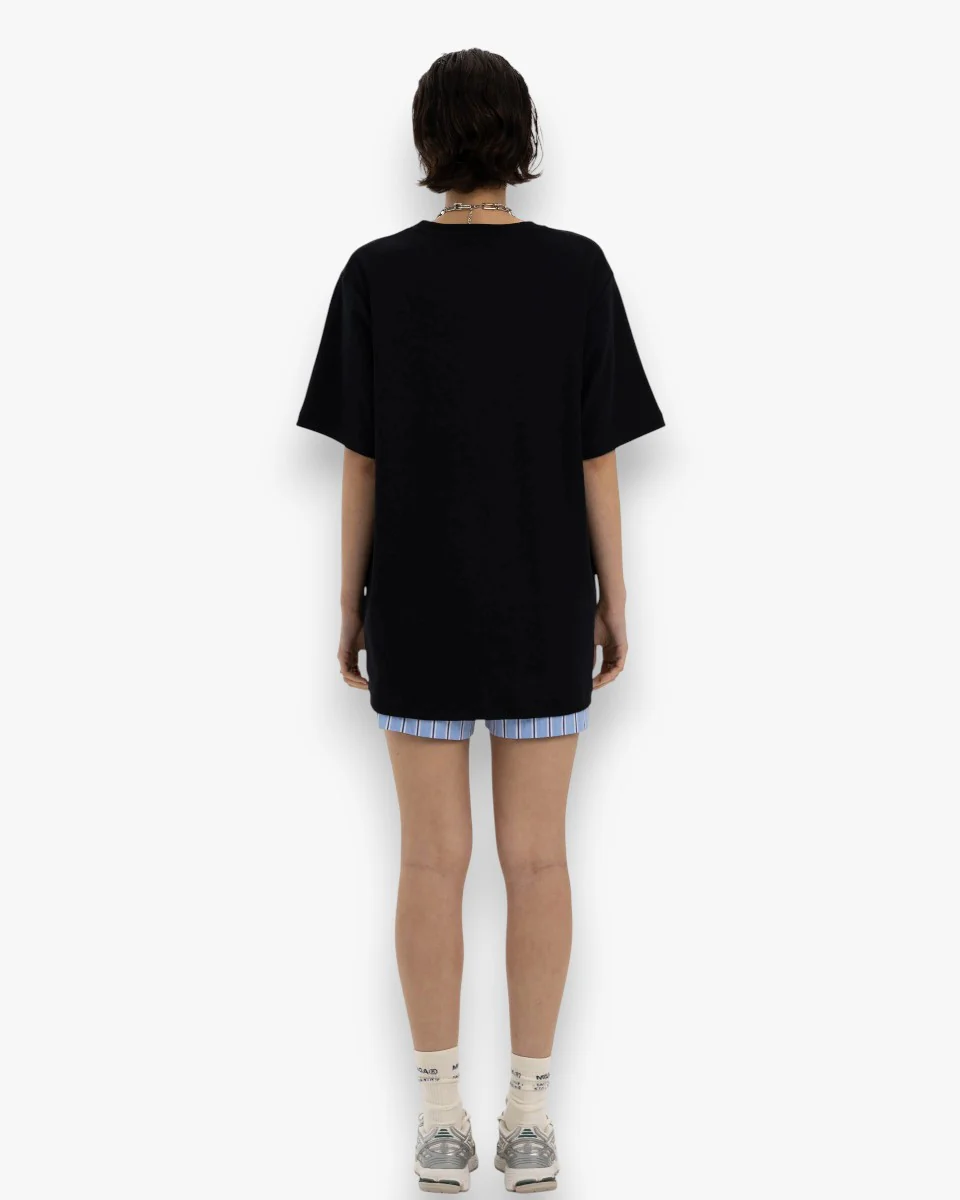 Misaga Daily Relaxed T-shirt Black - Image 3