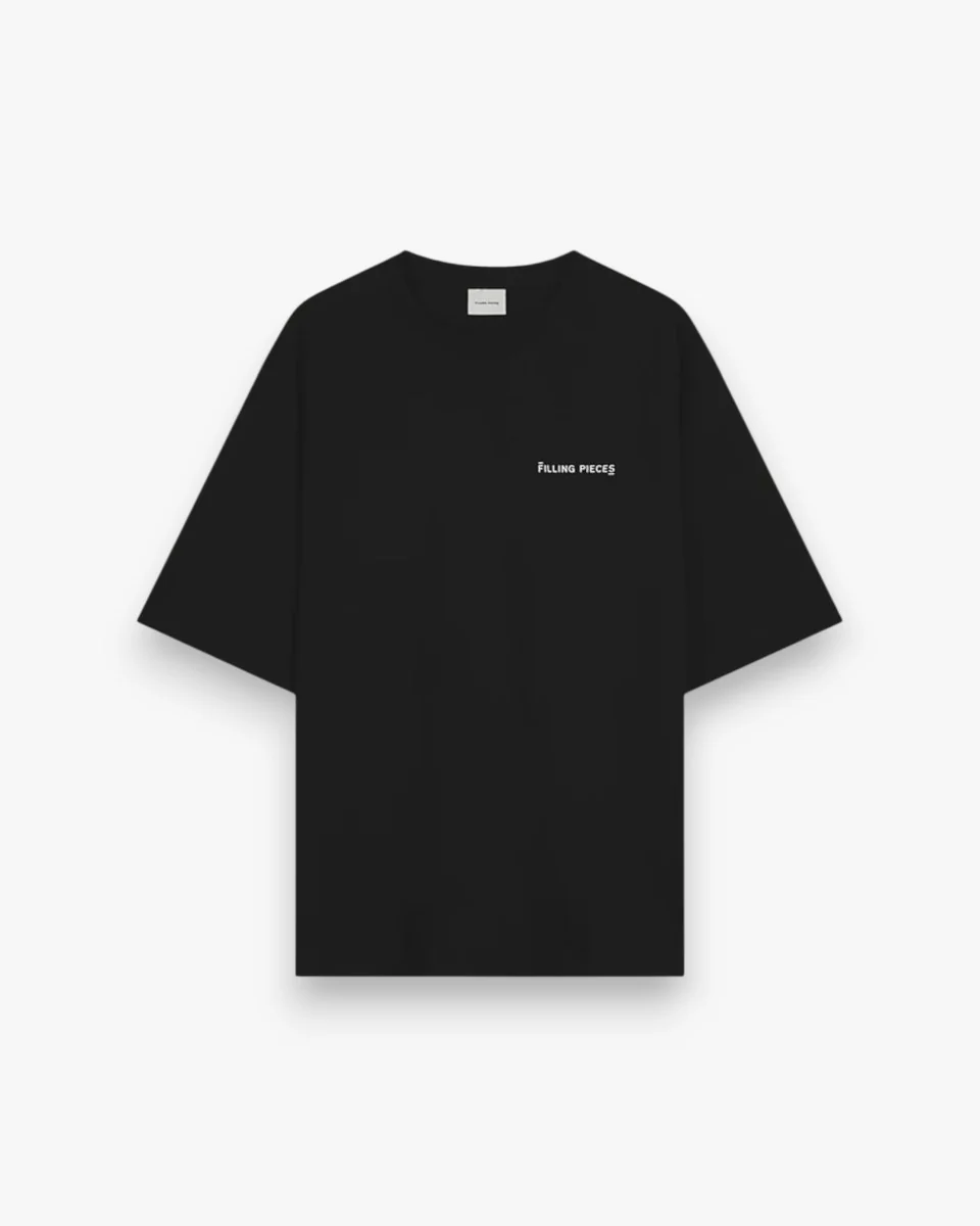 Filling Pieces T-Shirt Boxy Czarny - Image 3