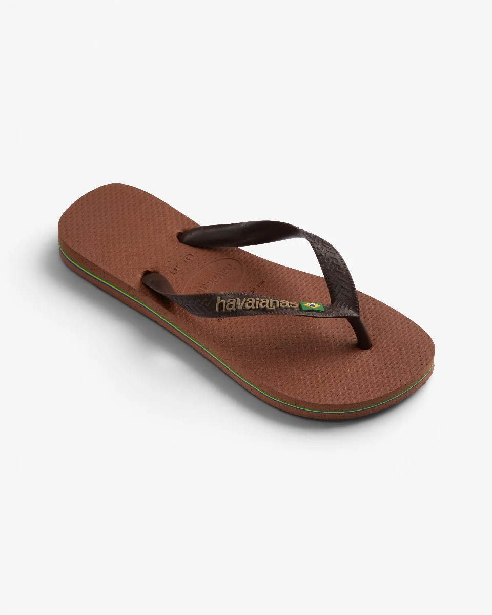 Havaianas Japonki Brasil Logo Rust Coffee - Image 2