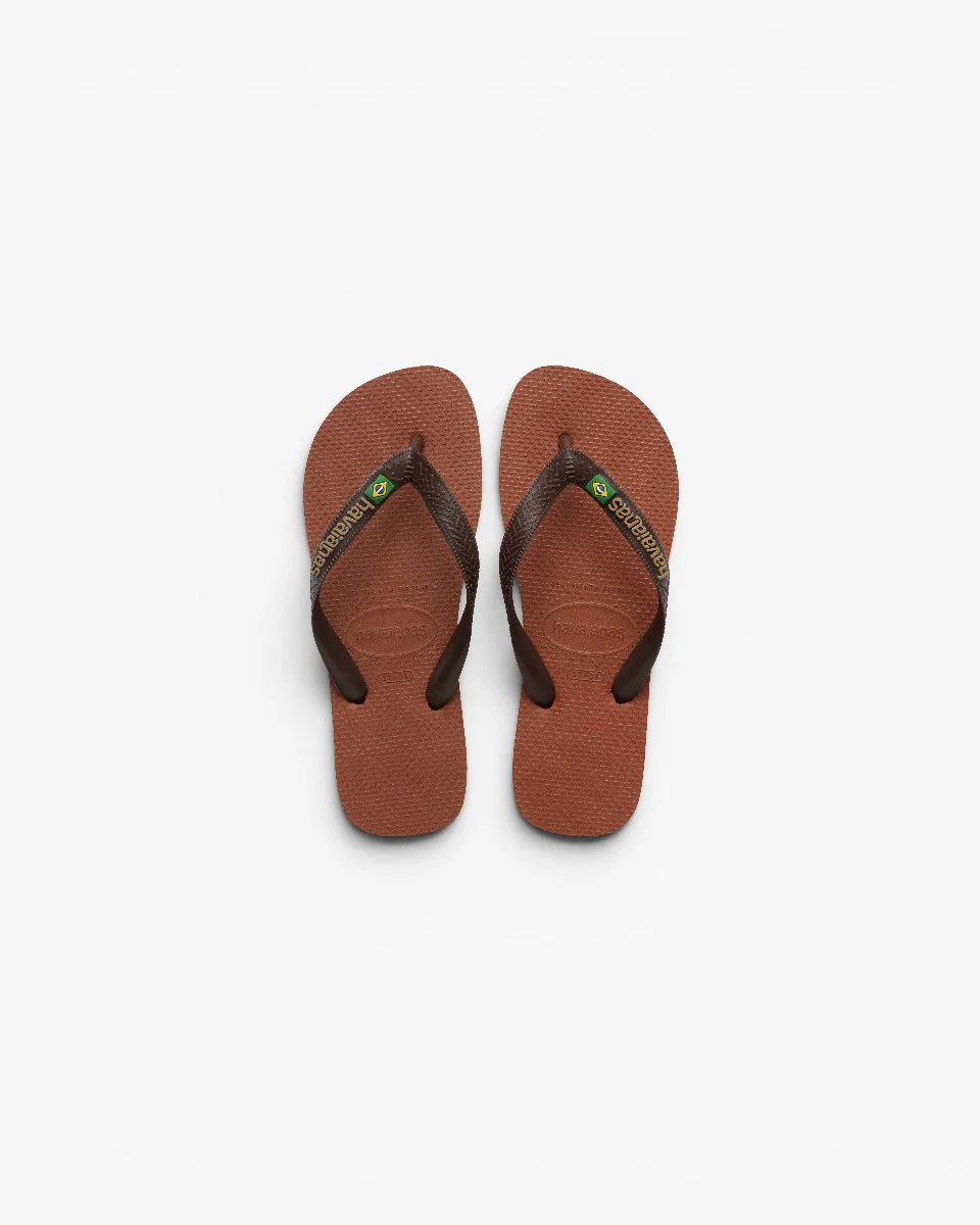 Havaianas Japonki Brasil Logo Rust Coffee - Image 5