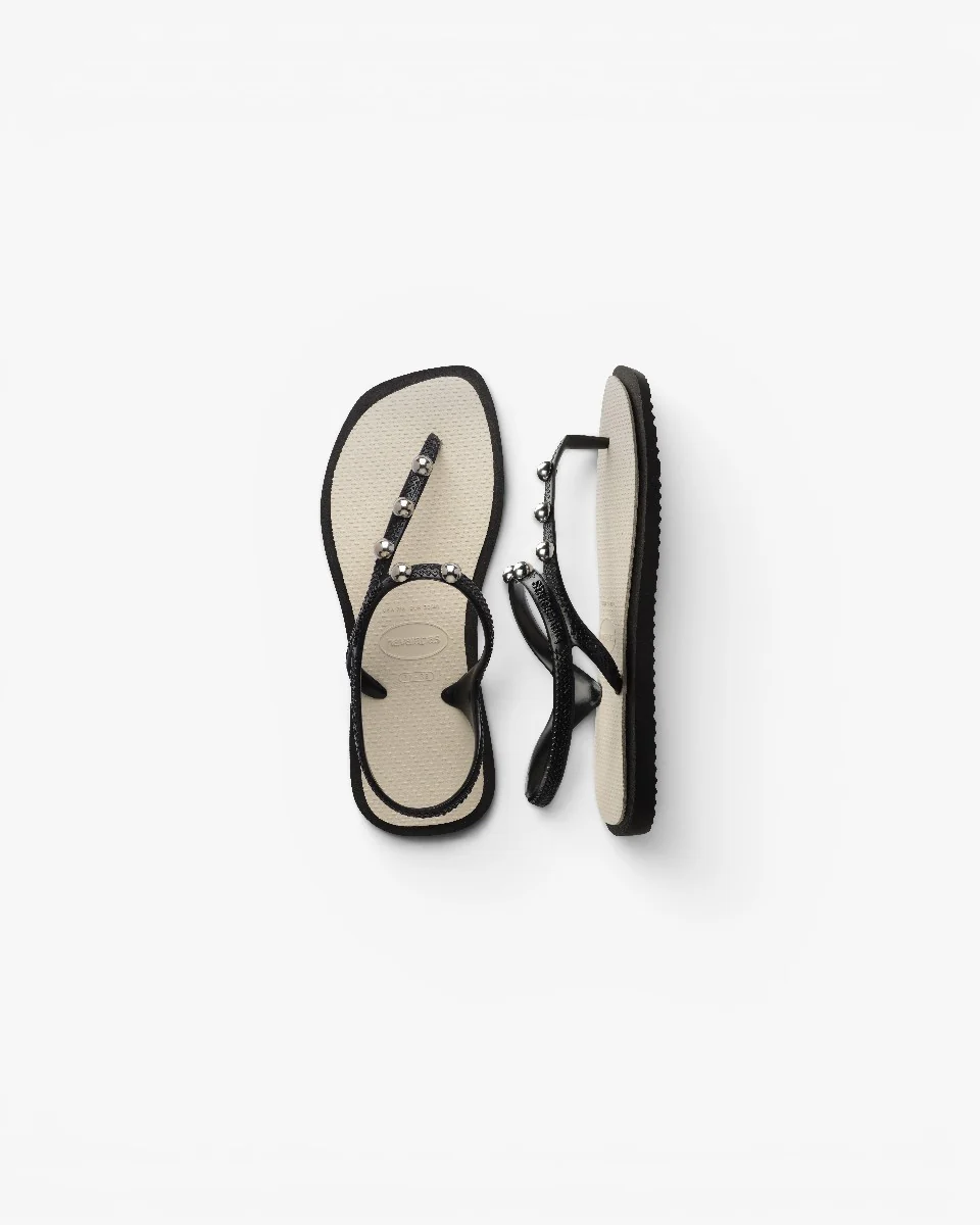 Havaianas Sandały Flash Fusion Black Beige Straw - Image 3