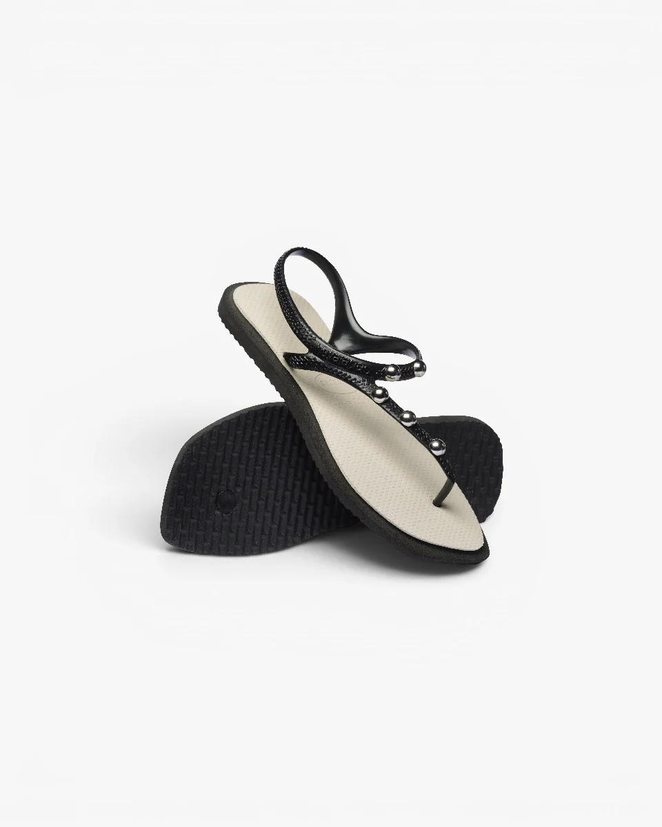 Havaianas Sandały Flash Fusion Black Beige Straw - Image 4