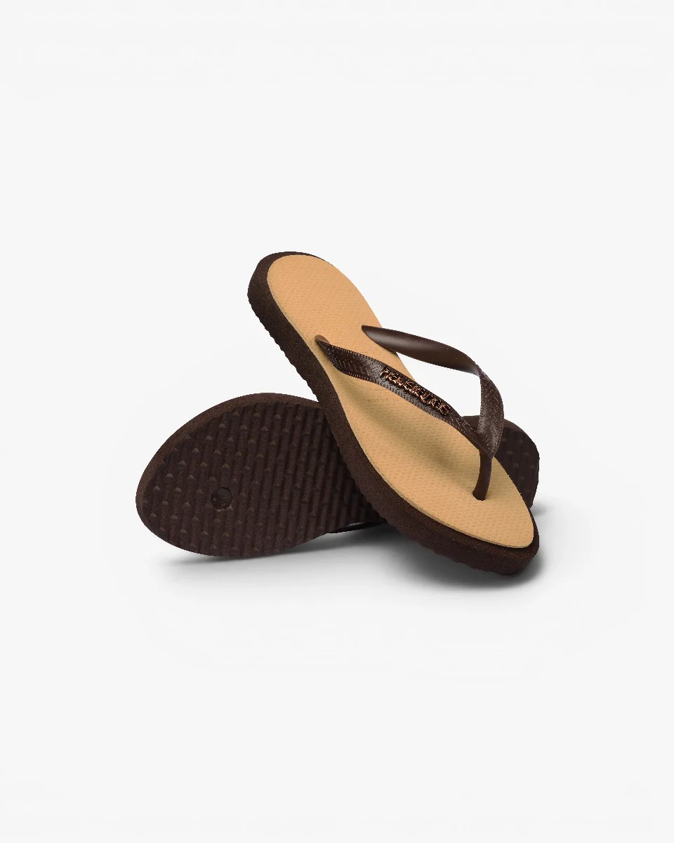 Havaianas Japonki Top Point Fusion Dark Brown Golden - Image 4