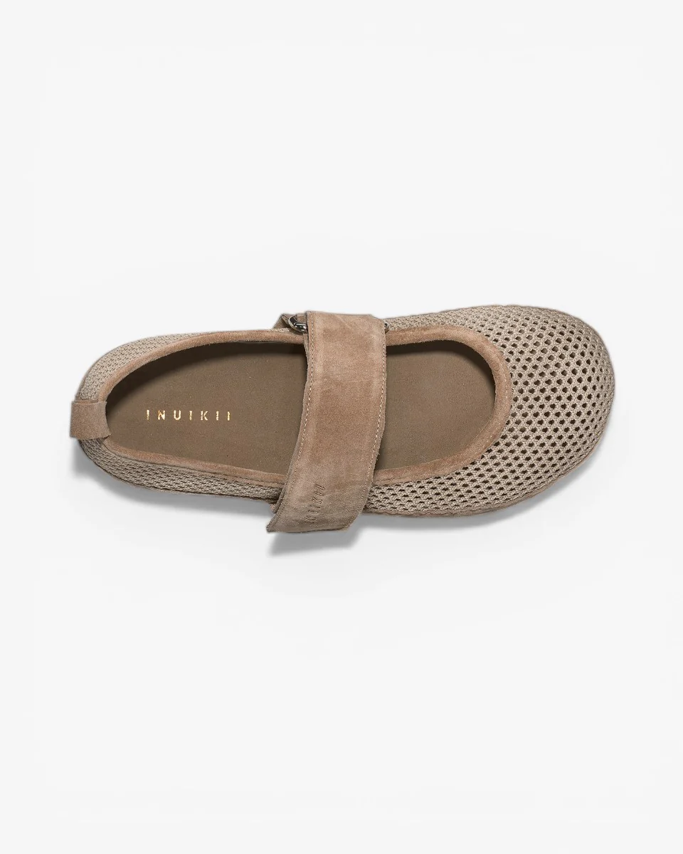 Inuikii Baletki Molly Net Beige - Image 3