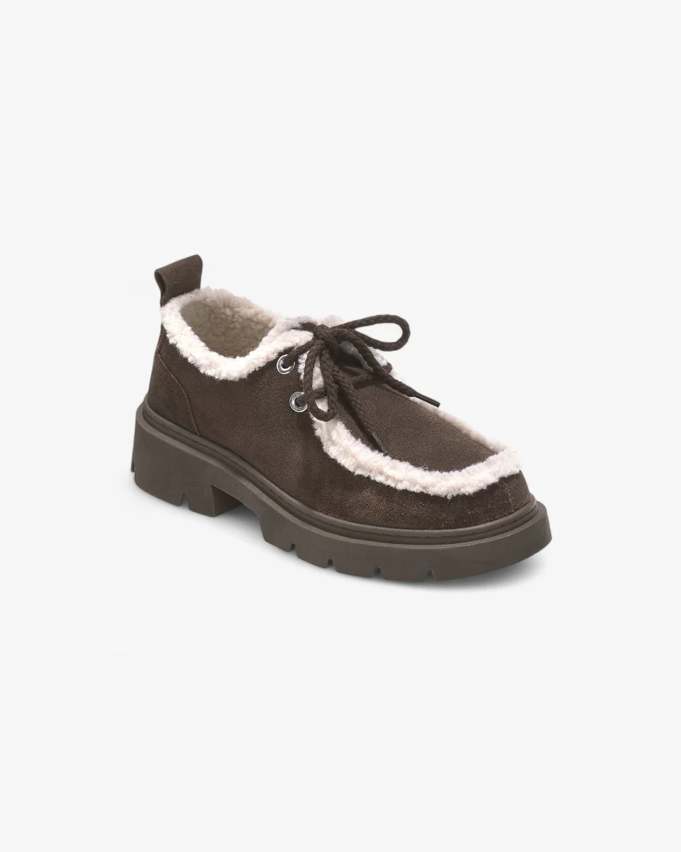 Inuikii Buty Wallabee Curly Brązowe - Image 2