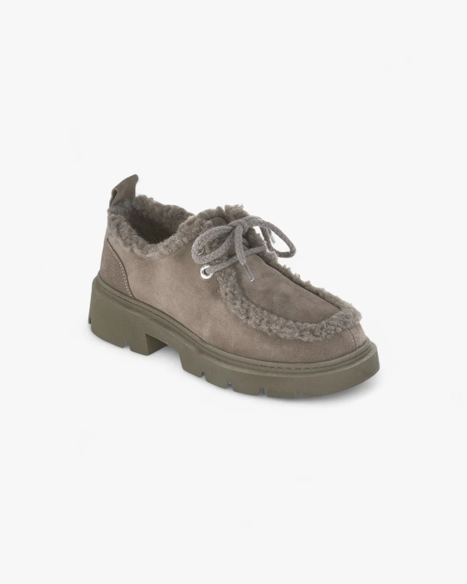 Inuikii Buty Wallabee Curly Taupe - Image 2