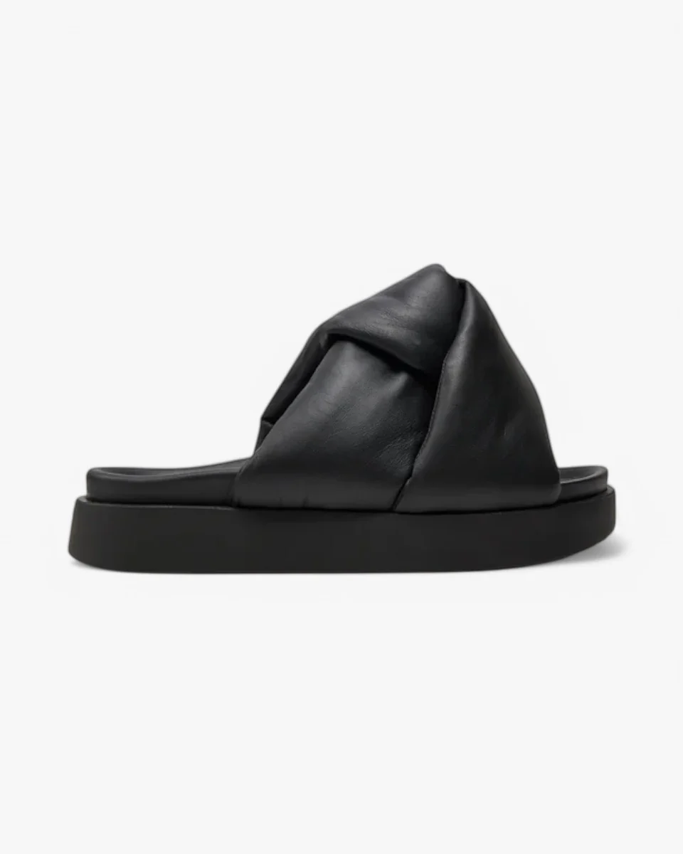 Inuikii Klapki Soft Crossed Black