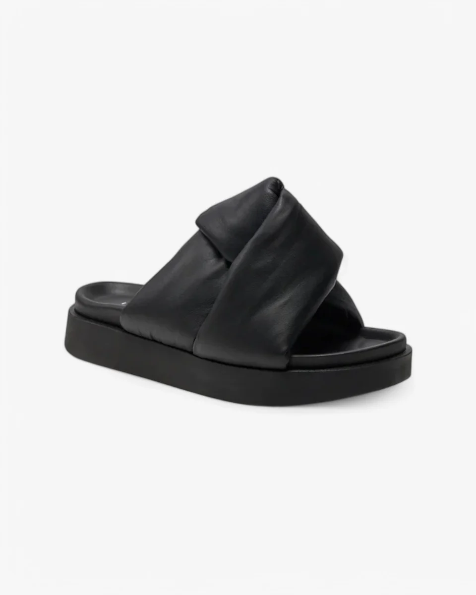 Inuikii Klapki Soft Crossed Black - Image 3