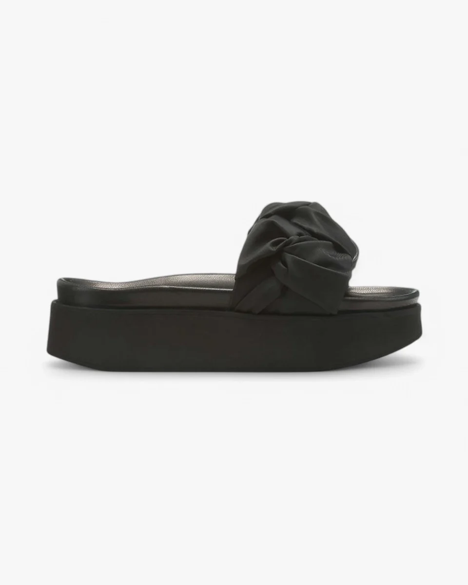 INUIKII Klapki Fjord Flower Platform Black