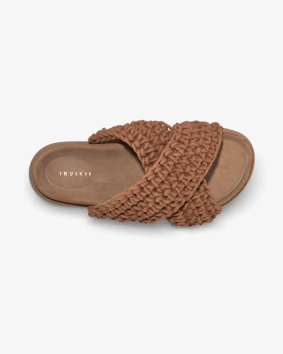 Inuikii Klapki Woven Mocha - Image 3