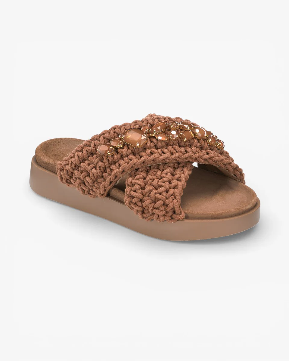 Inuikii Klapki Woven Stones Mocha - Image 2
