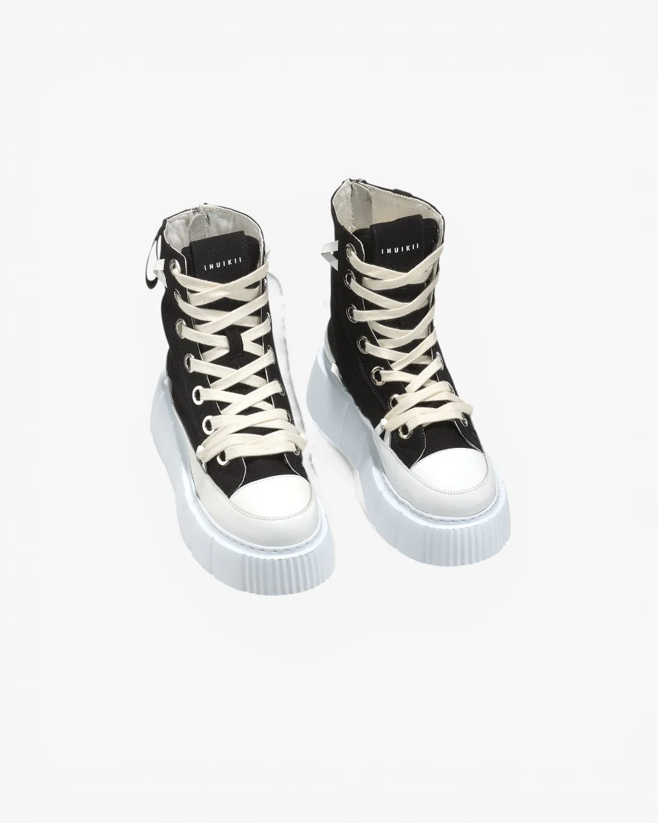 Inuikii Matilda Canvas High Black - Image 3