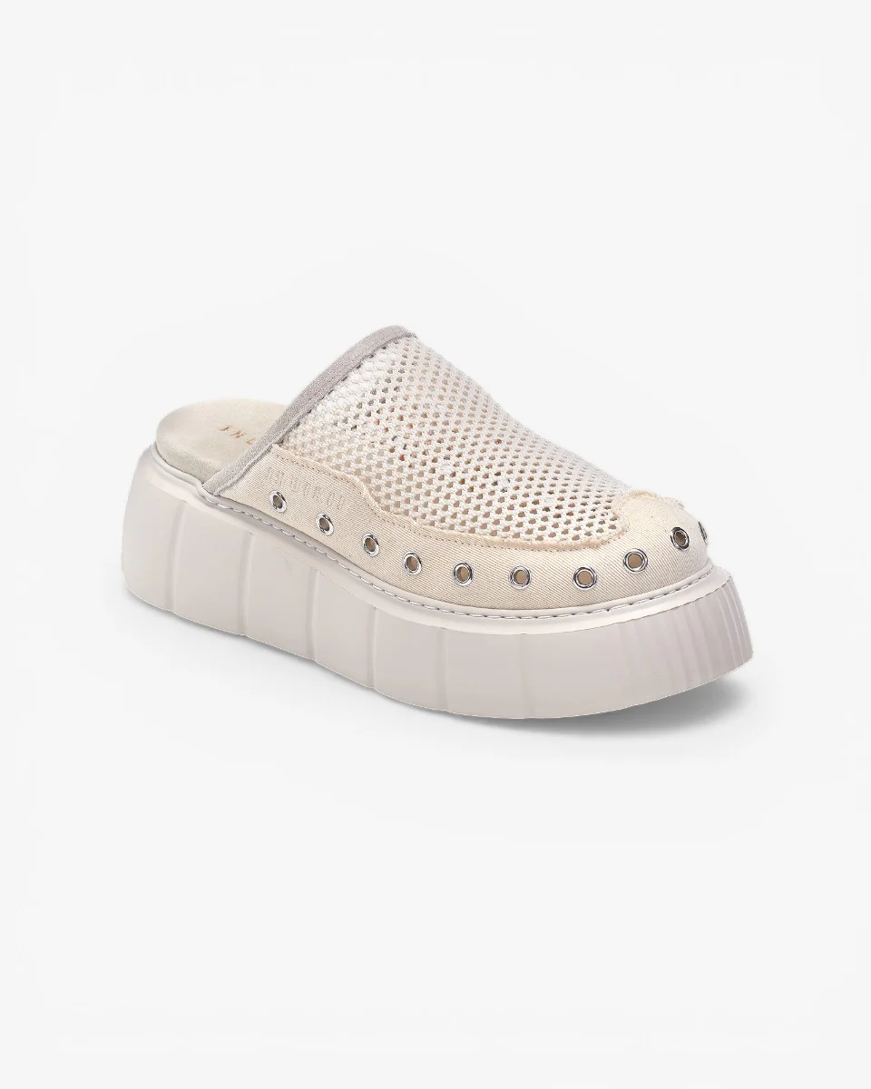 Inuikii Matilda Mule Net Cream - Image 2