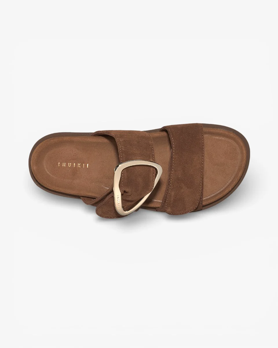 Inuikii Klapki Dreamer Buckle Brązowe - Image 3