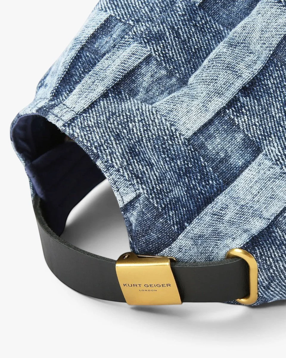Kurt Geiger Czapka Kensington Denim - Image 4