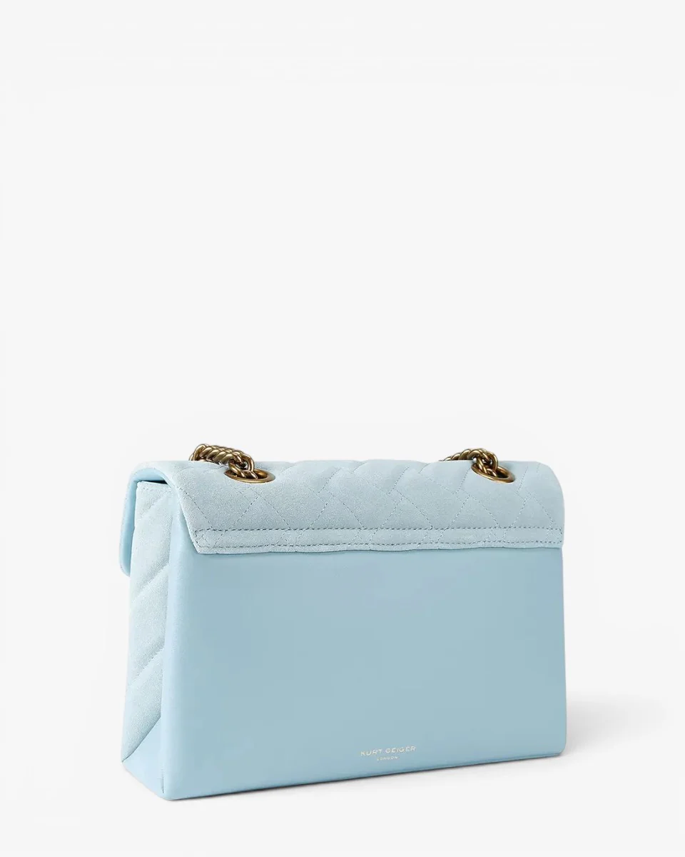 Kurt Geiger Torebka Leather Kensington Mid Blue - Image 4