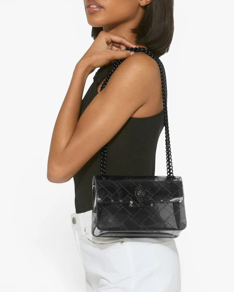 Kurt Geiger Torebka Mini Vinyl Kensington Drench Black - Image 2