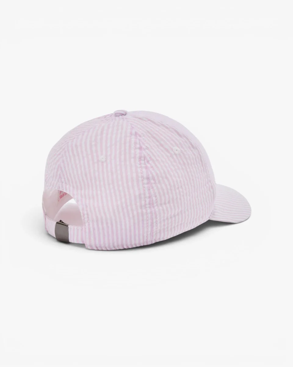 MC2 Saint Barth Czapka Baseball N Seersucker Stripes Pink - Image 2