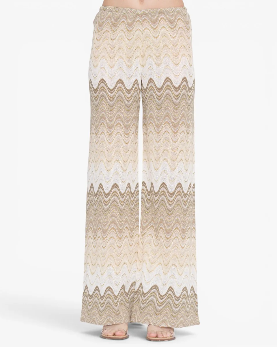 MC2 Saint Barth Spodnie Amalia Rachel Sea Wave Beige