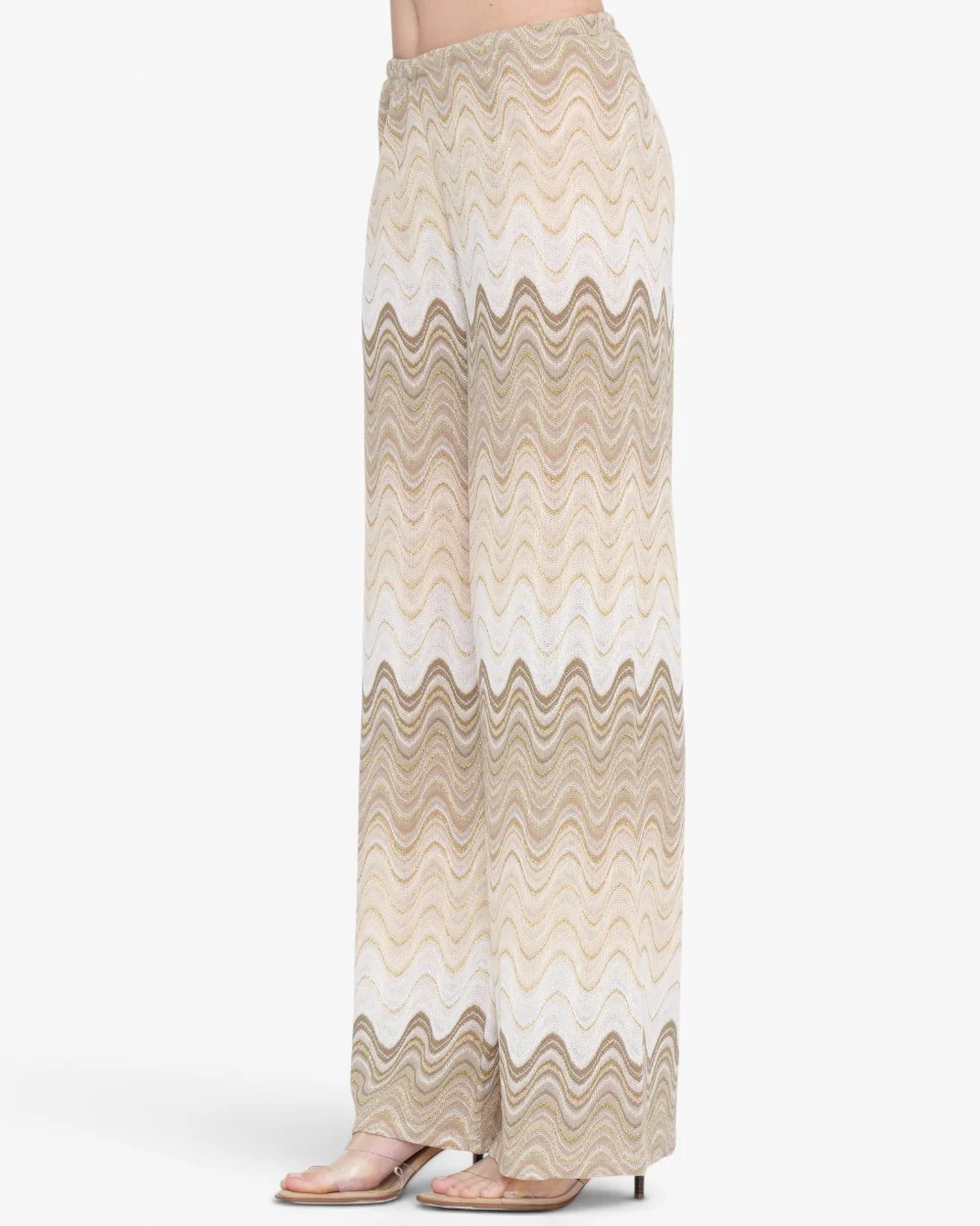 MC2 Saint Barth Spodnie Amalia Rachel Sea Wave Beige - Image 3