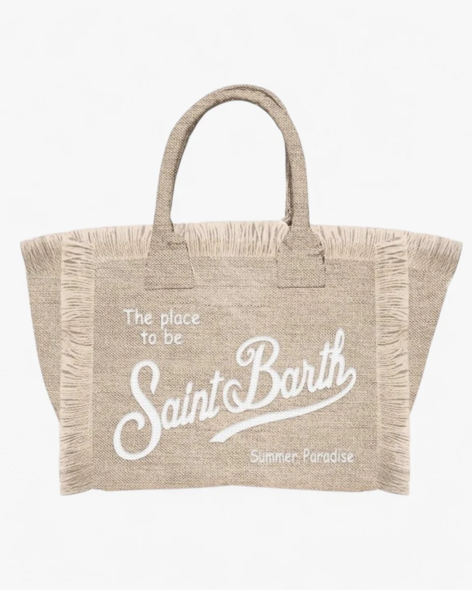 MC2 SAINT BARTH Torebka Colette Linen Beżowa