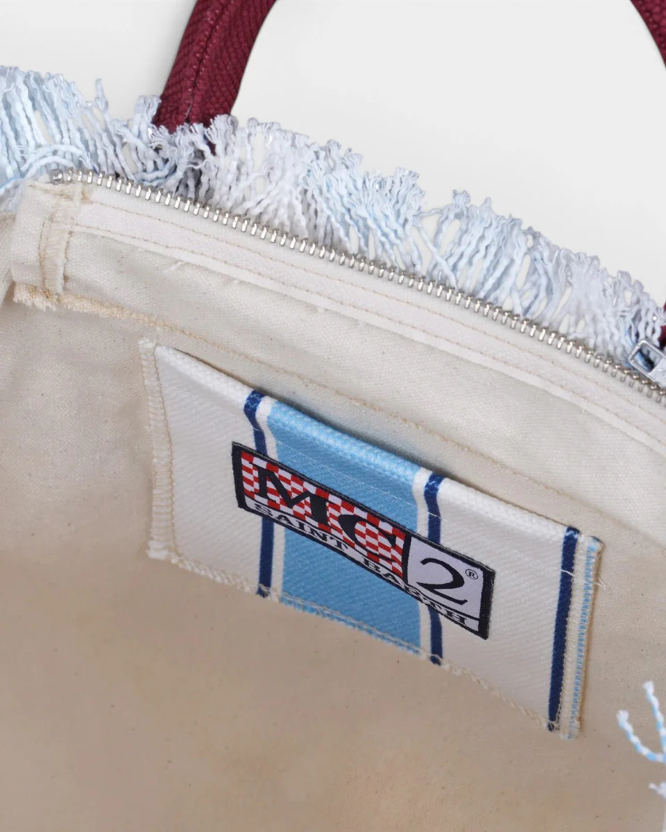 MC2 Saint Barth Torebka Colette Sb Beach Stripes Blue - Image 3