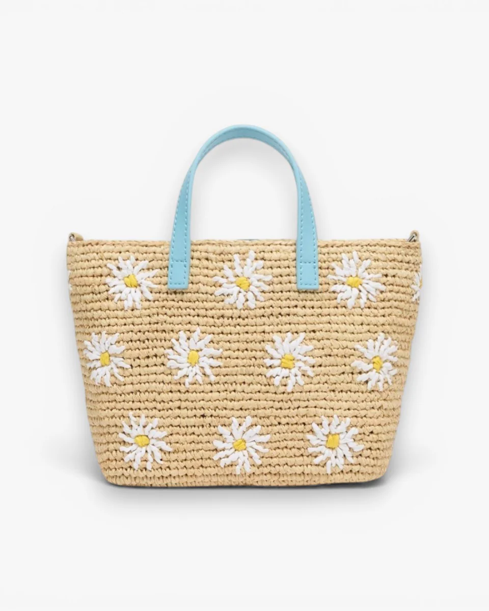 MC2 SAINT BARTH Torebka Raffia City Mini w Kwiaty - Image 3