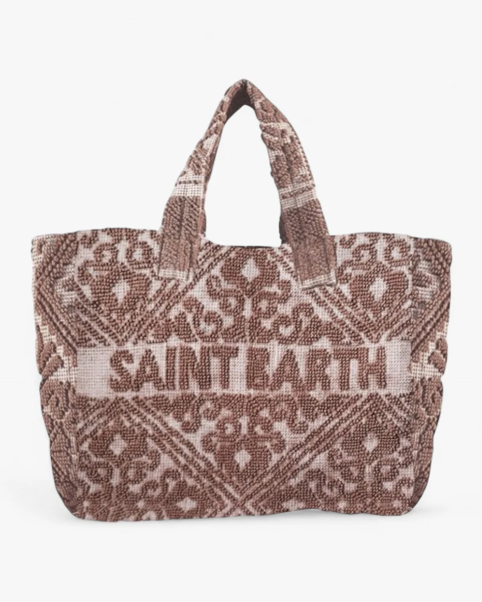 MC2 SAINT BARTH Torebka Tufting Bag Brązowa