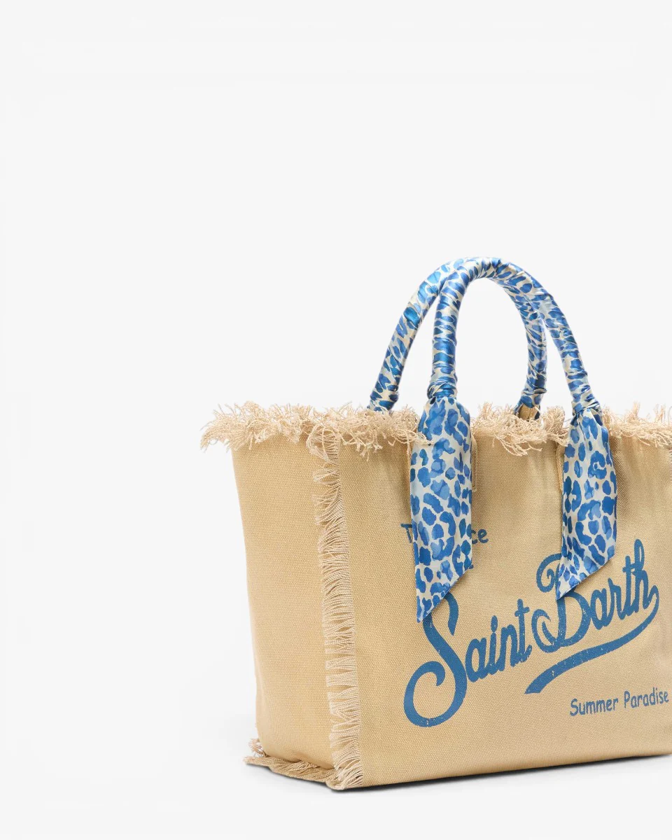 MC2 SAINT BARTH Torebka Vanity Foulard Blue Safari - Image 2